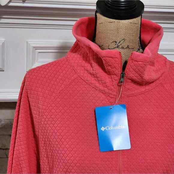Columbia Women's Glacial IV 1/2 Zip - Plus Size super soft active shirt‎ size 2X - Picture 4 of 14